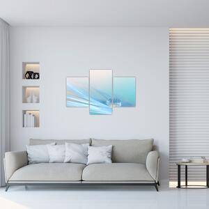 Obraz - Modrá kvapka (90x60 cm)