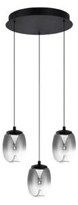 Dizajnový luster Pamela 3 chrome – LED integrovaný