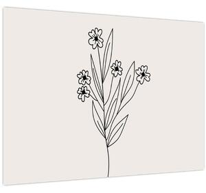 Obraz - Lúčny kvet N⁰1 (70x50 cm)