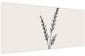 Obraz - Lúčny kvet N⁰2 (120x50 cm)