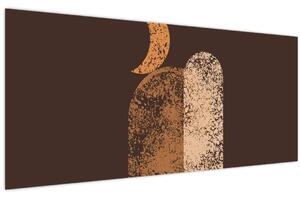 Obraz - Oranžové oblúky N⁰2 (120x50 cm)