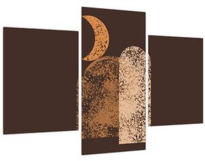 Obraz - Oranžové oblúky N⁰2 (90x60 cm)