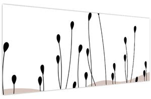 Obraz - Grafická lúka N⁰1 (120x50 cm)