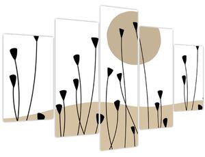 Obraz - Grafická lúka N⁰2 (150x105 cm)