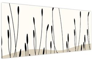 Obraz - Grafická lúka N⁰3 (120x50 cm)