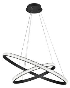 LED luster Nager 59 čierne – Čierna
