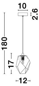 Retro luster Ice 12 biele – Biela