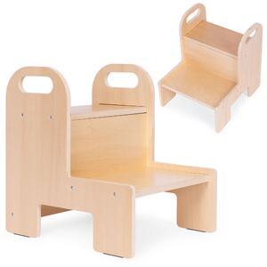 EcoToys Pomocné stupačky (schodíky) pre deti do kuchyne, preglejka ECOTOYS