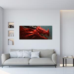 Obraz - Drak (120x50 cm)