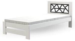 DL Jednolôžková posteľ 90x200 Kosma - biela