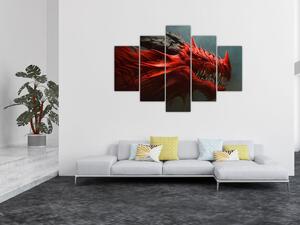 Obraz - Drak (150x105 cm)