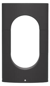 Vonkajšie LED lampa Portal 30 čierne – Čierna