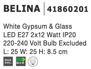 Stropné svietidlo Belina biele 25 – Biela