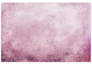 Obraz - Mandala v ružovej stene (90x60 cm)