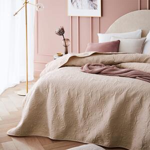 Dekorstudio Elegantný prehoz na posteľ LEILA v béžovej farbe Rozmer prehozu (šírka x dĺžka): 170x210cm