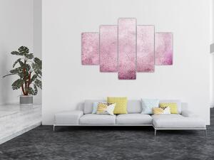 Obraz - Mandala v ružovej stene (150x105 cm)