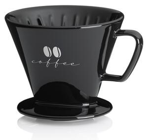 KELA Kávový filter porcelánový Excelsa S čierna KL-12491