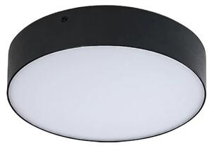 Moderné LED stropné svietidlo Monza II R 30 3000K čierne – Čierna