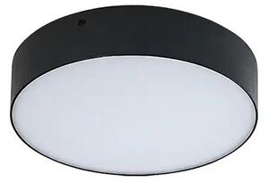 Moderné LED stropné svietidlo Monza II R 30 3000K čierne – Čierna