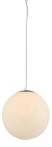Kovový luster biele Ball 25 – Biela