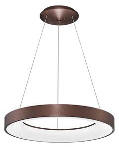 LED luster Rando Thin 60 3000K hnedá