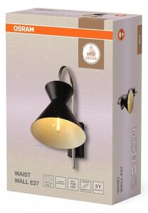 Osram - Nástenné svietidlo DECOR WAIST 1xE27/40W/230V čierne
