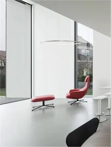 LED luster Tarquin 100 Strieborná – Sivá