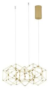 LED luster Nebula 49 zlatá
