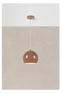Markslöjd 108990 - Závesné svietidlo na lanku POP 1xGU10/7W/230V priemer 20 cm hnedé