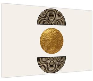 Obraz - Zlatý ornament N⁰1 (90x60 cm)