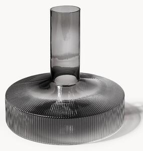 Ručne fúkaný reliéfny dekantér Ripple, 1,1 l