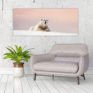 Obraz - Ľadový medveď (120x50 cm)
