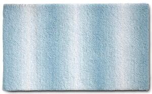 KELA Kúpeľňová predložka Ombre 100x60 cm polyester ľadovo modrá KL-23570