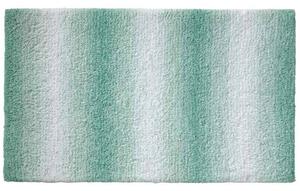 KELA Kúpeľňová predložka Ombre 65x55 cm polyester nefritovo zelená KL-23560