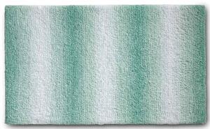 KELA Kúpeľňová predložka Ombre 100x60 cm polyester nefritovo zelená KL-23562