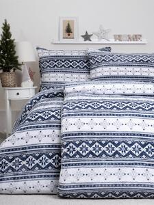 Francúzske obliečky mikroplyš Exclusive – Winter modré