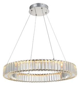 Luxusný stmievateľný luster Spark 60 Chrome – 60 x 310 cm