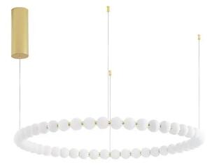 LED luster Perla 104 zlaté s diaľkovým ovládaním – Zlatá
