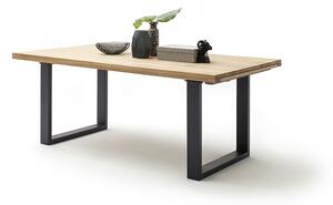 Jedálenský rozkladací stôl Dayton dub divoký antracit Rozmer: 180 (280) x 77 x 100 cm