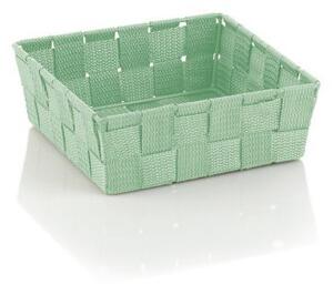 Košík Alvaro plast nefritová zelená 19x19 cm
