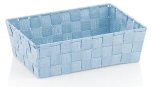 Košík Alvaro plast ľadová modrá 30x21 cm