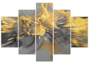 Obraz - Zlatá expanzia (150x105 cm)