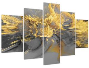 Obraz - Zlatá expanzia (150x105 cm)