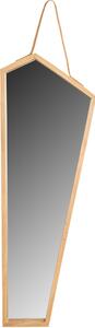 Rea - Tutumi asymetrické zrkadlo na pásku 85 x 30 cm YMJZ20217, hnedá, HOM-08888