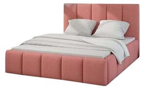 Čalúnená posteľ HEDVIKA + matrac s roštem BONA 140x200 cm, ontario 75