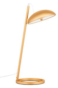 Dizajnová stolová lampa Flute zlatá