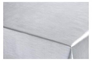 PVC obrus STRIEBORNÝ- šírka 137 cm, návin 20 m