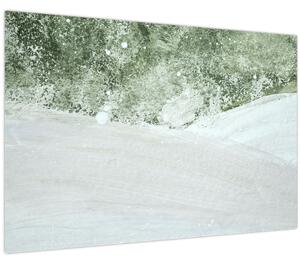 Obraz - Abstrakcia štetcami (90x60 cm)