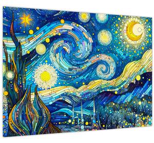 Obraz – Mozaika hviezdnej noci (70x50 cm)
