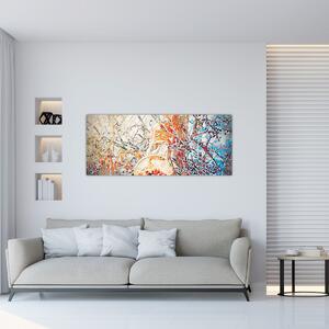 Obraz - Mozaiková abstrakcia (120x50 cm)